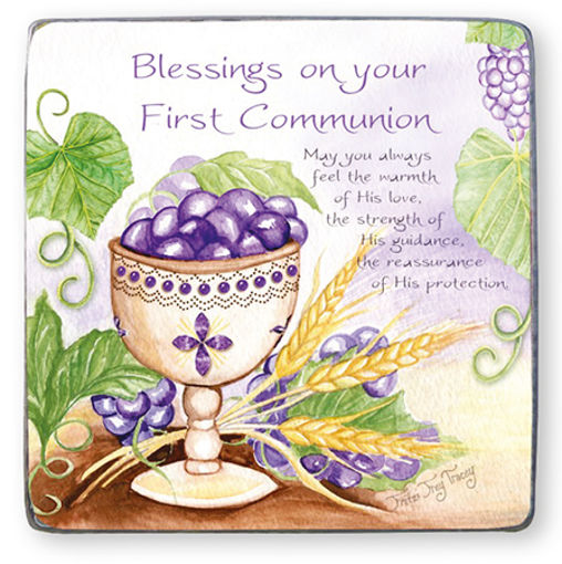 Picture of ART METAL PLAQUE HOLY COMMUNION